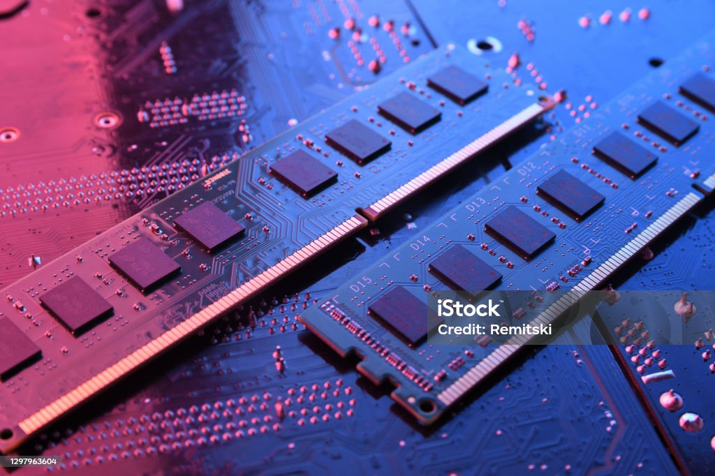 DDR5 RAM modules installed on a motherboard